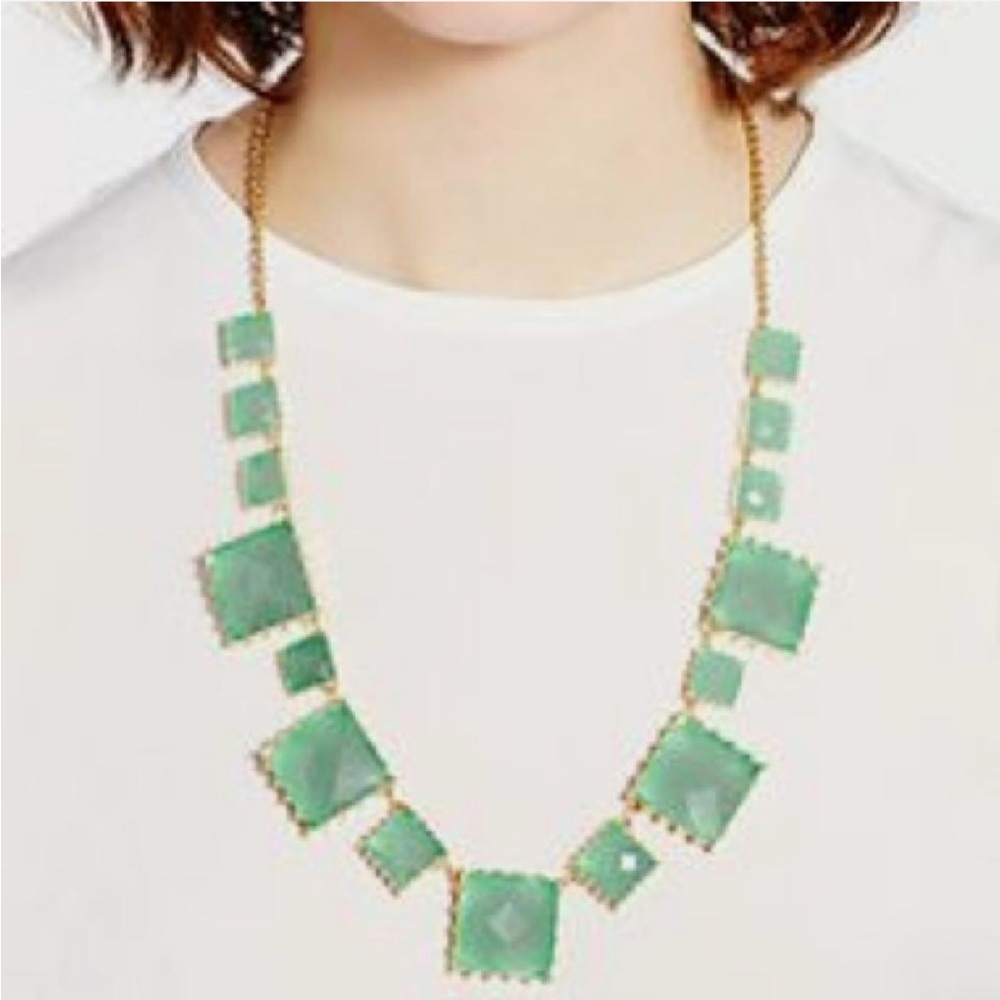 $148 Kate Spade Palm Pearls Statement Necklace